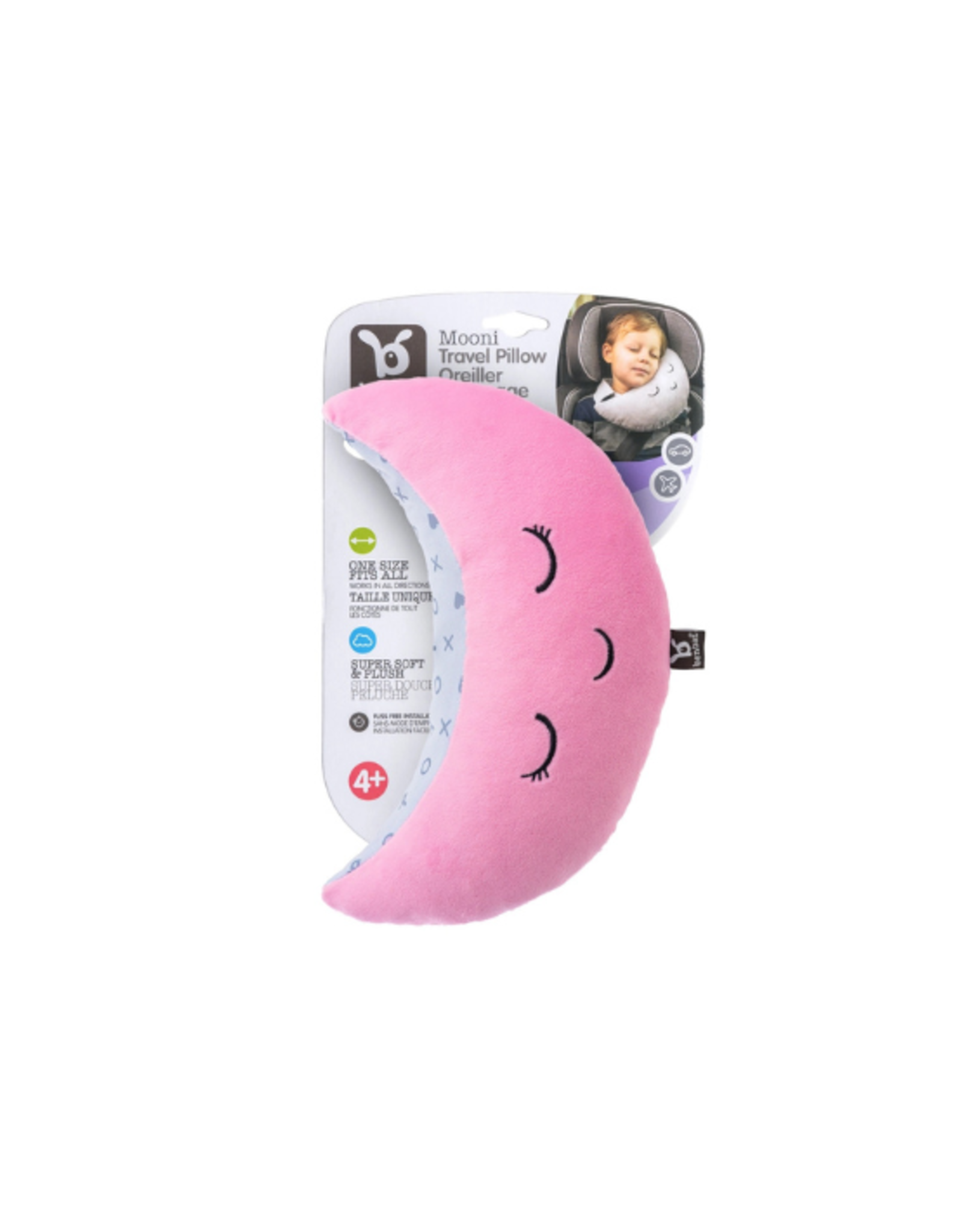 benbat Benbat - Mooni Travel Pillow Pink