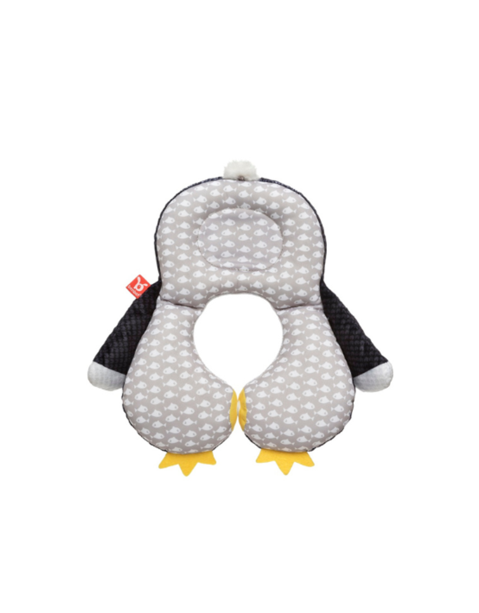 benbat Benbat - 3 in 1 Travel Toy Pillow Penguin Black