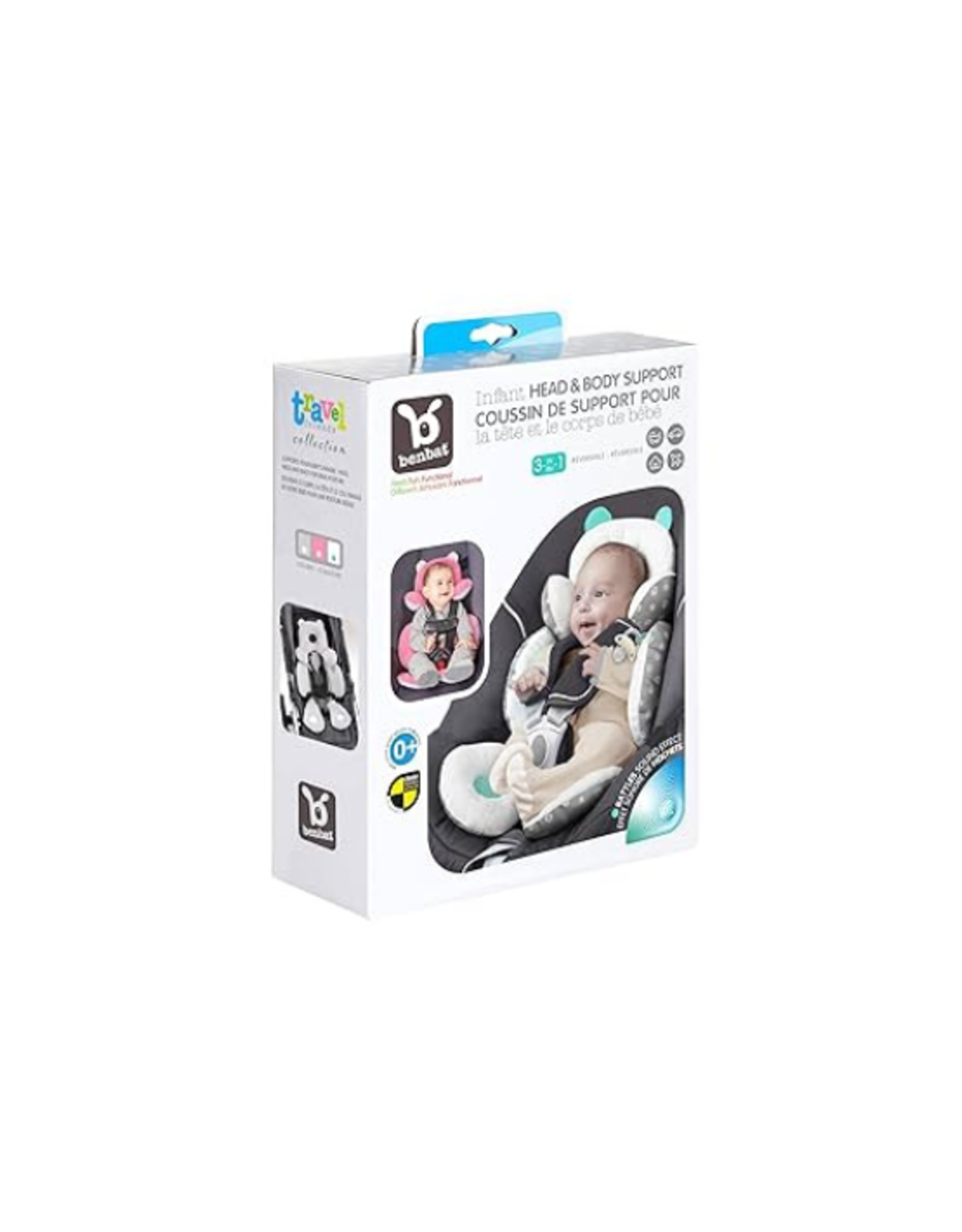 benbat Benbat - Infant Head & Body Support Light Grey