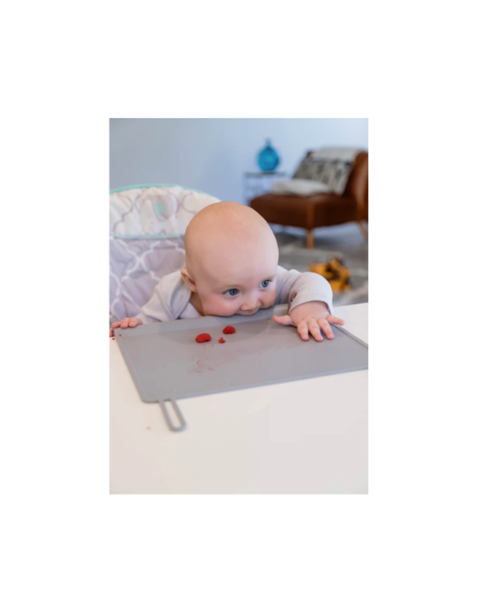 The Table Tyke The Table Tyke - Baby Slate Grey 10.5"x10"