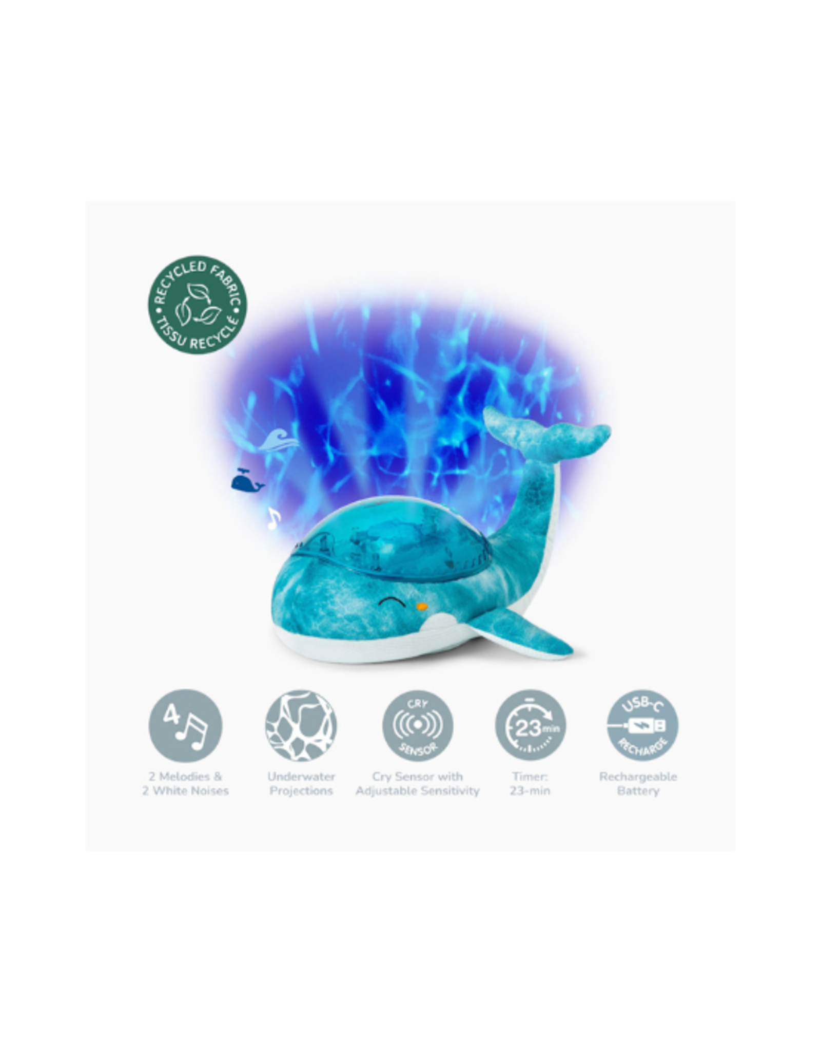 cloud.b Cloud.b - Tranquil Whale Blue