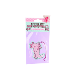 Turtle Soup Dangling Axolotl Bubble Gum Scented Air Freshener