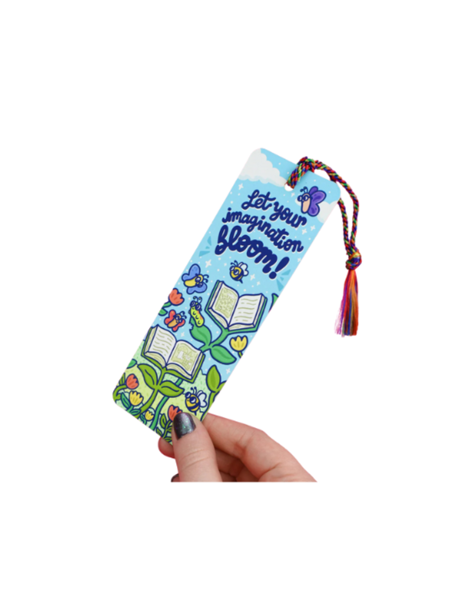Turtle Soup Turtle's Soup - Let Your Imagination Bloom Bookmark with Tassel