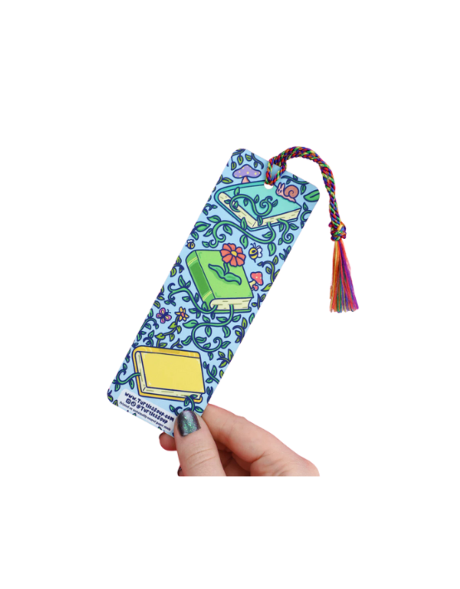 Turtle Soup Turtle's Soup - Let Your Imagination Bloom Bookmark with Tassel