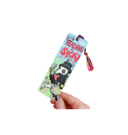 Turtle Soup Reading Is Sick Plague Doctor Bookmark with Tassel