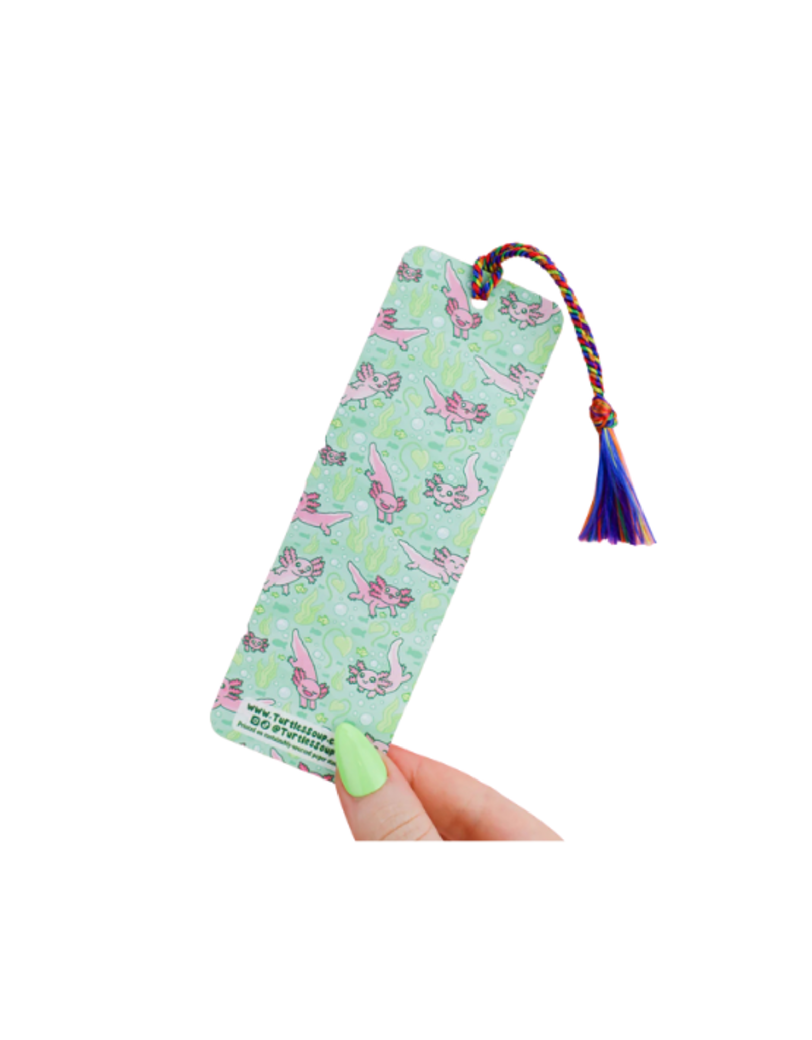 Turtle Soup Turtle's Soup - Read A-Lotl Axolotl Bookmark