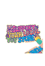 Turtle Soup Turtle's Soup - Support Your Local Toy Store Vinyl Sticker Turtle Soup Turtle's Soup - Support Your Local Toy Store Vinyl Sticker