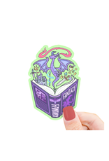 Turtle Soup Turtle's Soup - Fantasy Book Club Vinyl Sticker Turtle Soup Turtle's Soup - Fantasy Book Club Vinyl Sticker