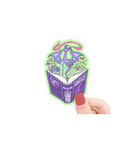 Turtle Soup Fantasy Book Club Vinyl Sticker