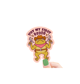 Turtle Soup Not My First Rodeo Vinyl Sticker