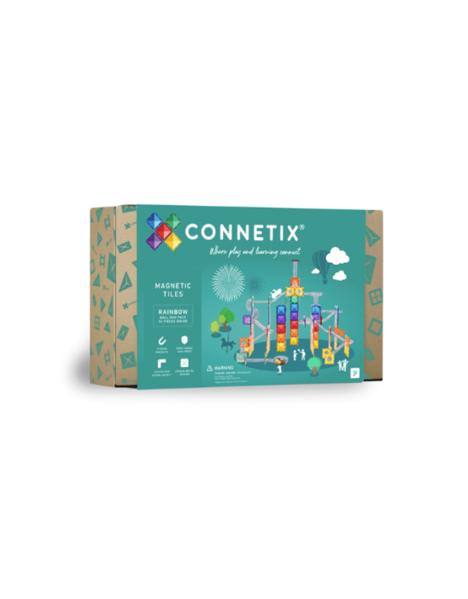 Connetix Connetix - Rainbow Ball Run Pack 92pcs