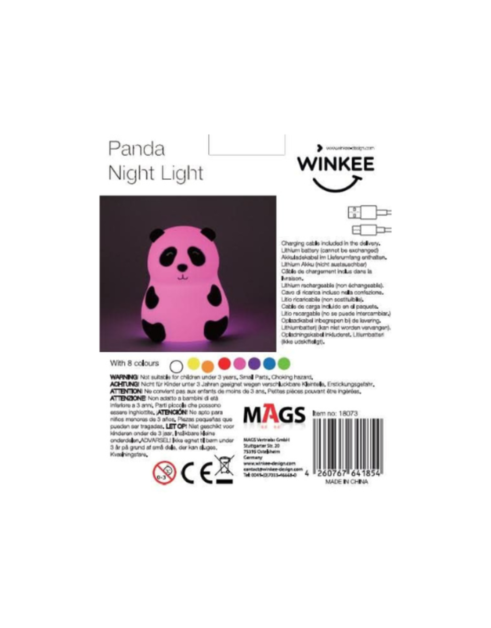 Winkee Winkee - Touch-Sensitive Night Light Panda