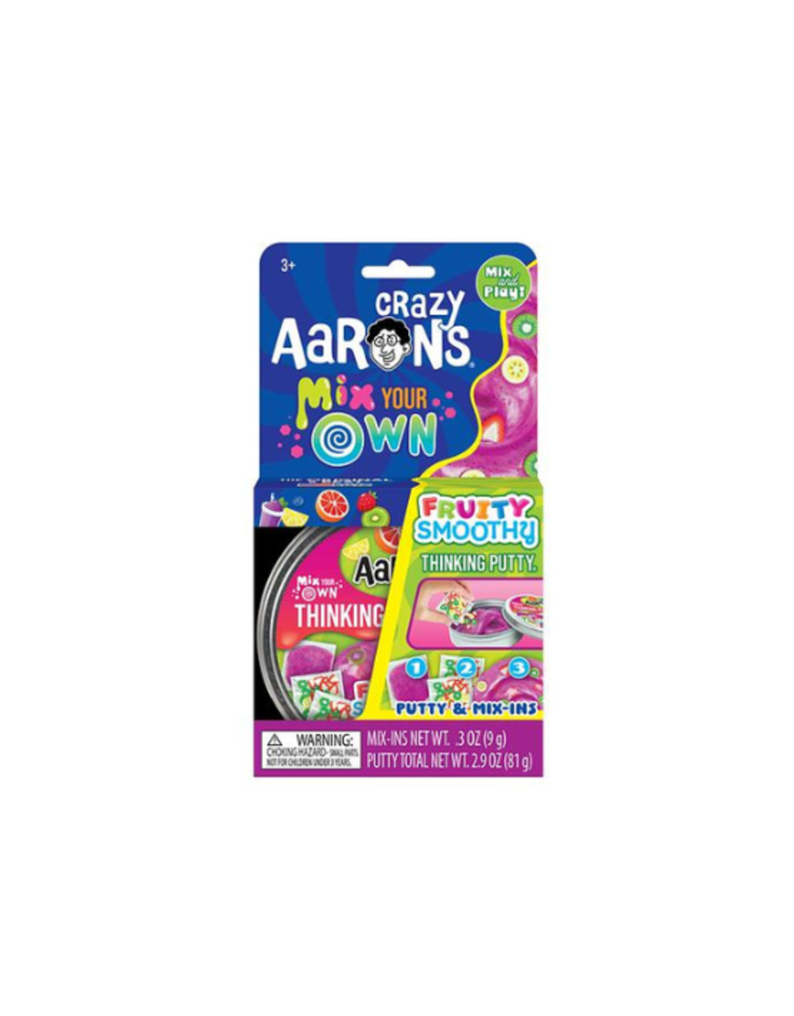 Crazy Aarons Crazy Aarons - 4" Mix Your Own Fruity Smoothy Thinking Putty