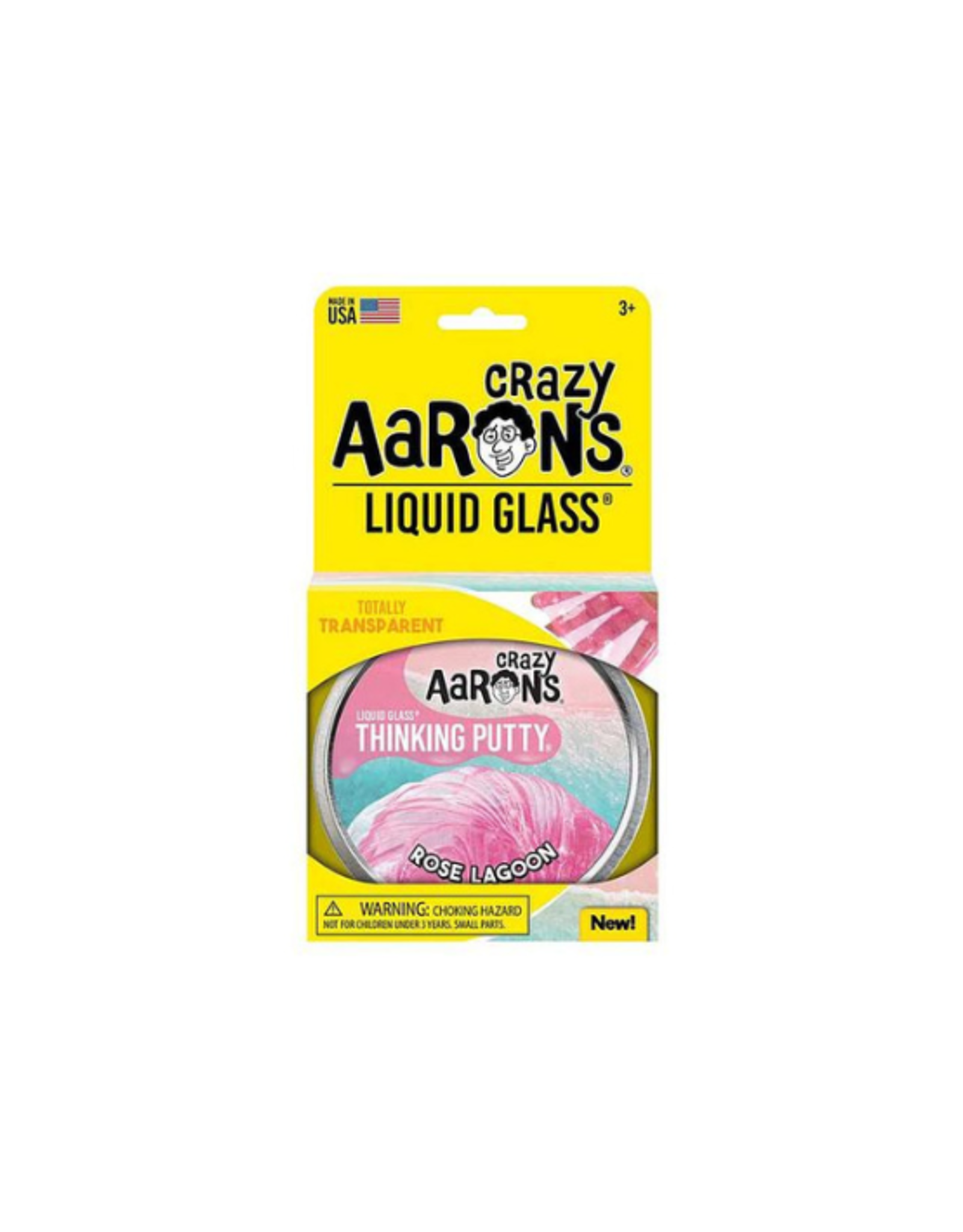 Crazy Aarons Crazy Aarons - 4" Rose Lagoon Thinking Putty