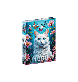 Enjoy Puzzle White Cat (1000pcs) Enjoy Puzzle White Cat (1000pcs)