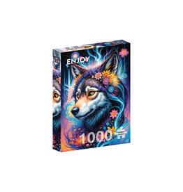 Enjoy Puzzle Magical Wolf Portrait (1000pcs)