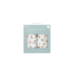 JuJuBe Swaddle Blanket Sets Howdy Partner Blue