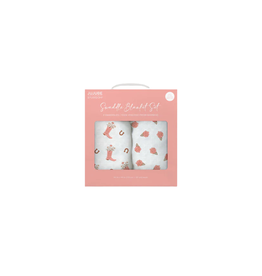 JuJuBe Swaddle Blanket Sets Bloomin' Boot