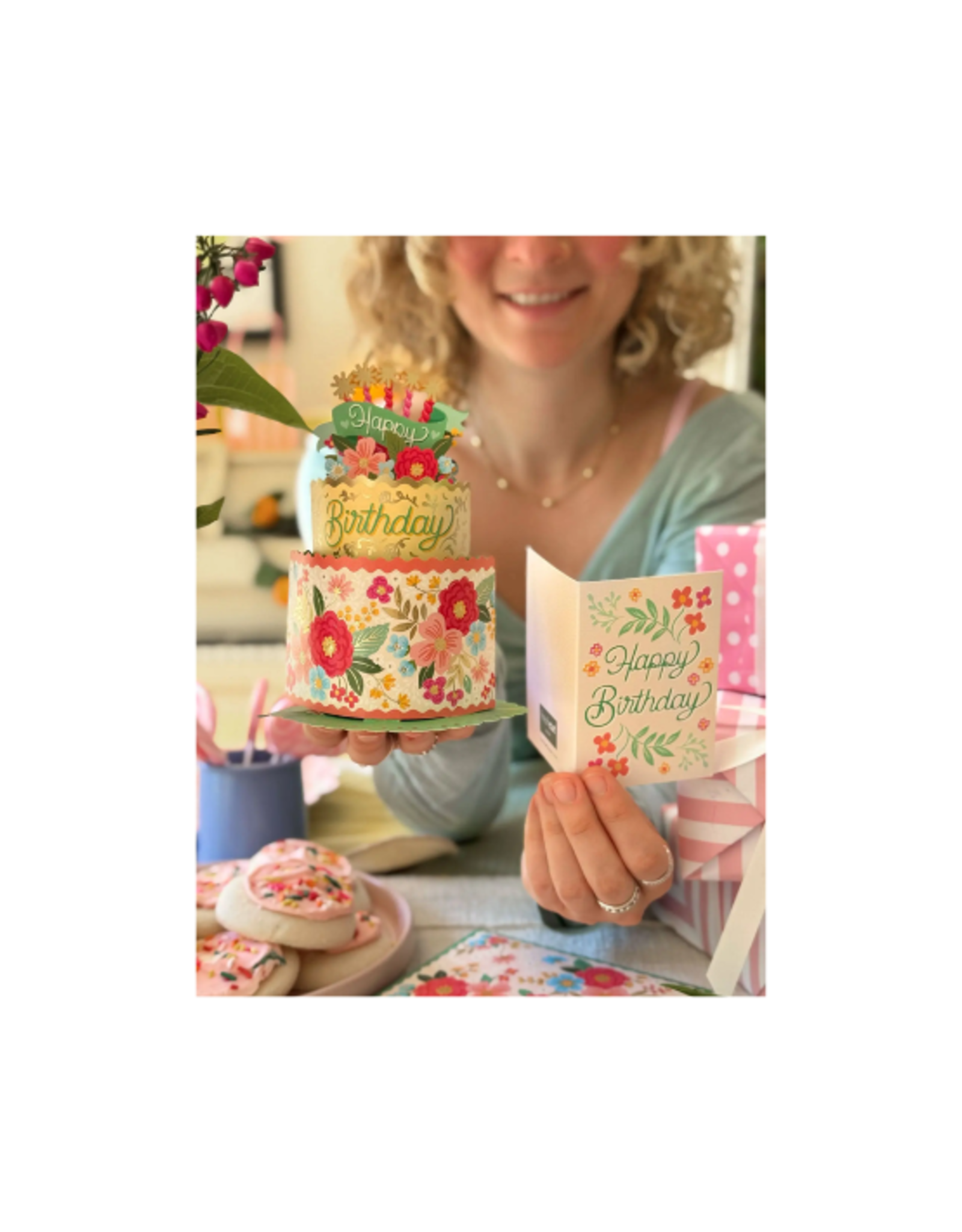 Fresh Cut Paper Fresh Cut Paper - Mini Pop Up Bloom Birthday Cake
