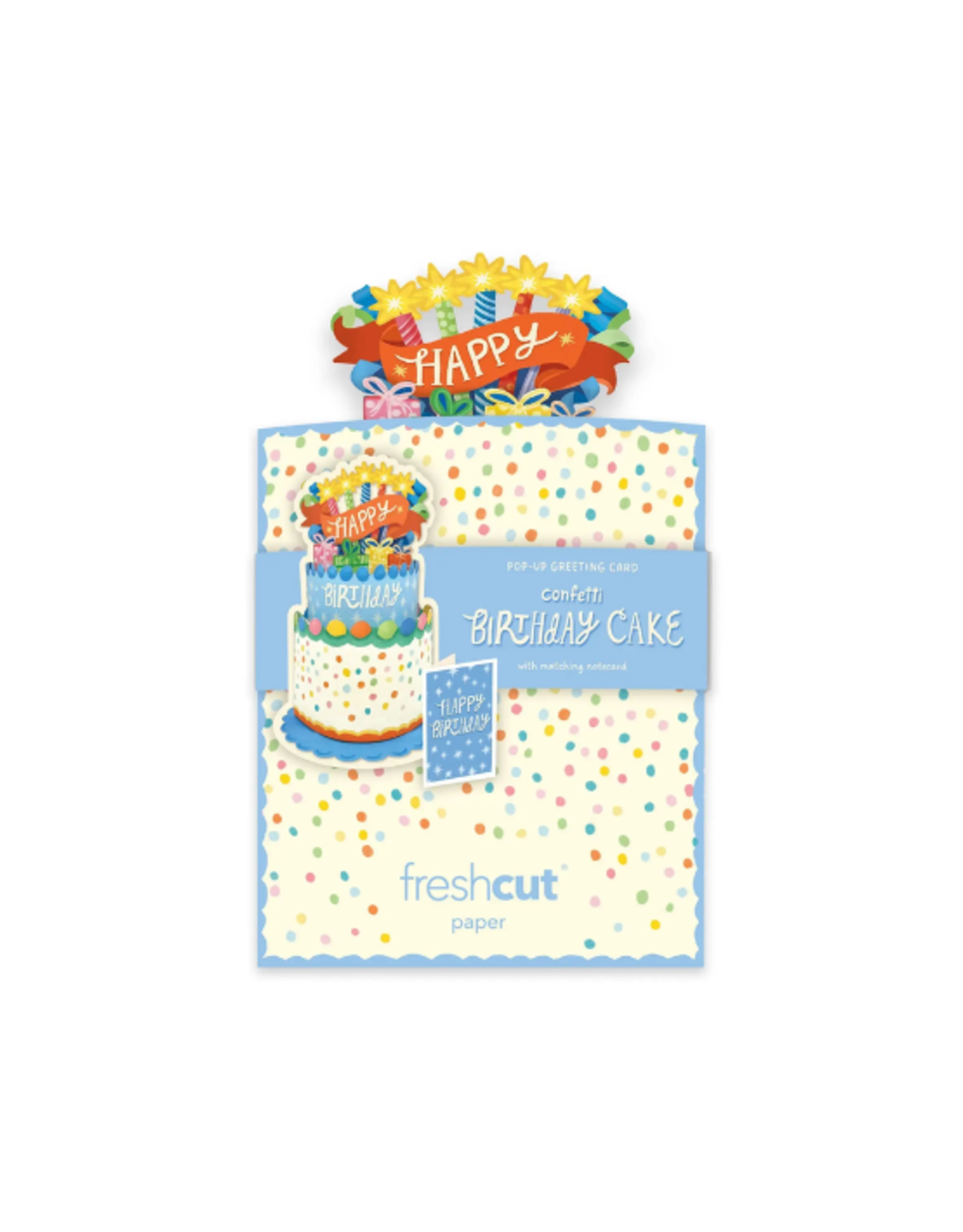 Fresh Cut Paper Fresh Cut Paper - Mini Pop Up Confetti Birthday Cake