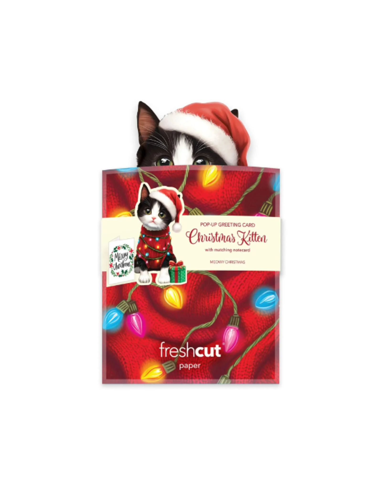 Fresh Cut Paper Fresh Cut Paper - Mini Pop Up Christmas Kitten
