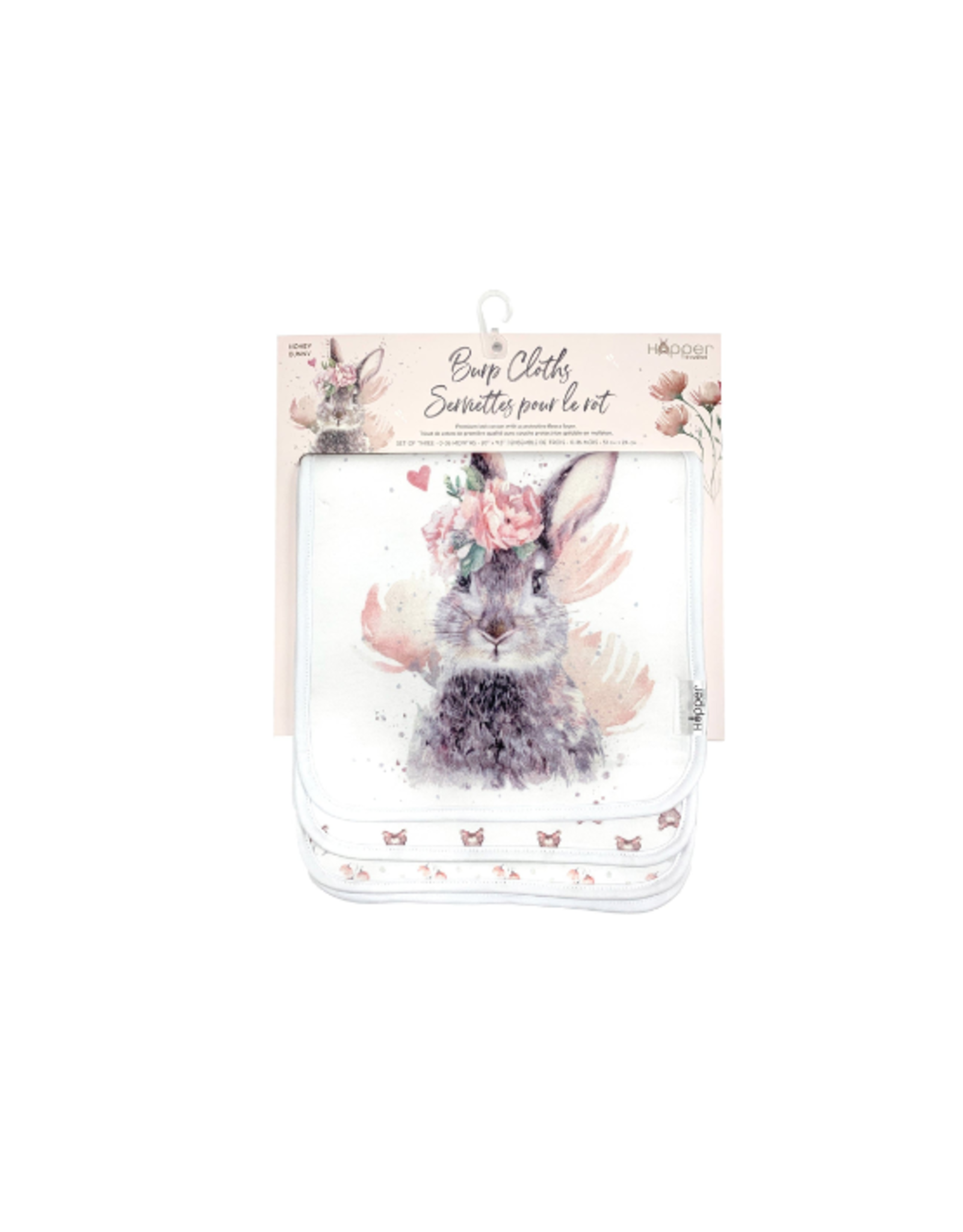Hopper Studios Gift Hopper Studios Gift - Honey Bunny Burp Cloths