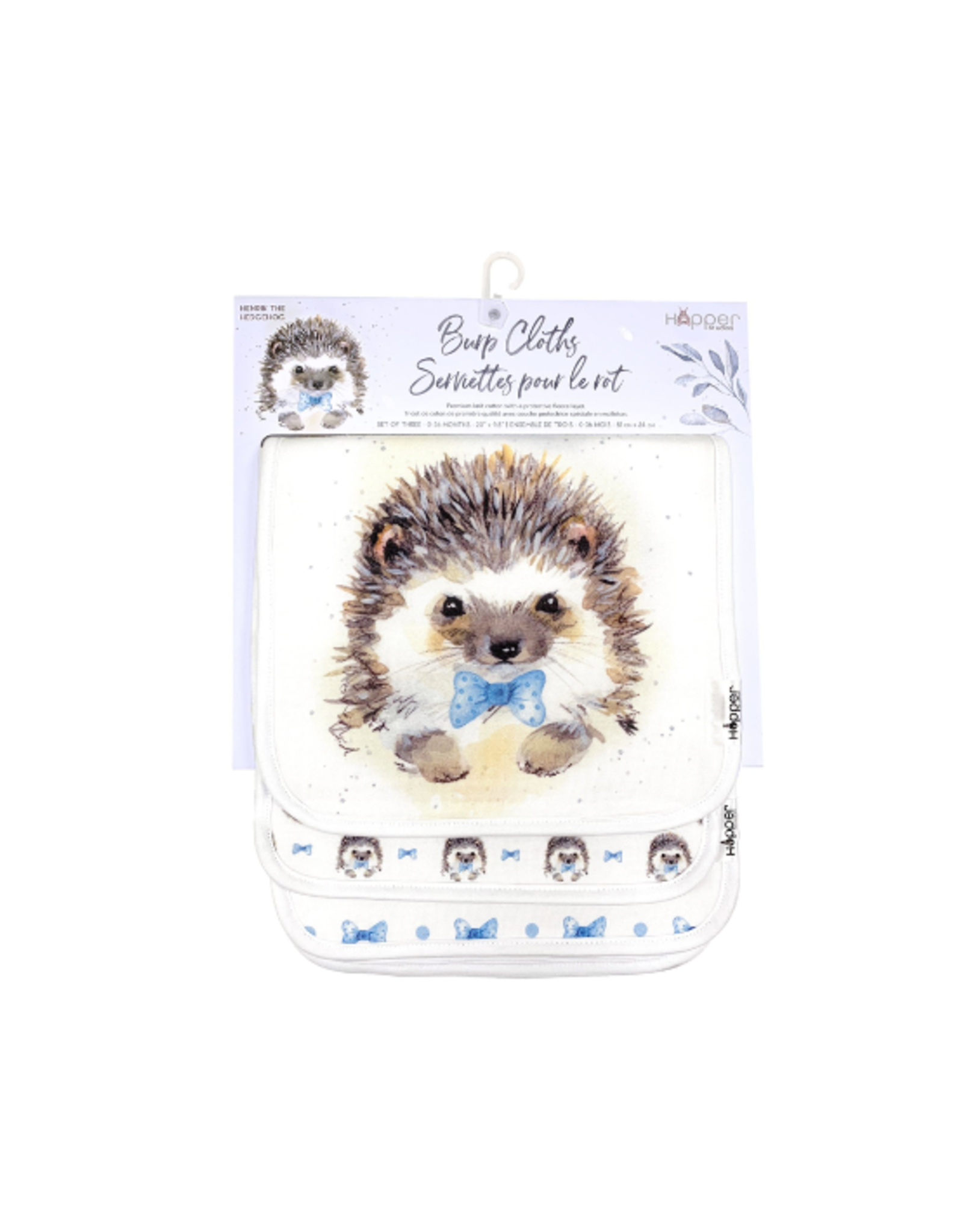Hopper Studios Gift Hopper Studios Gift - Henrik the Hedgehog Burp Cloths