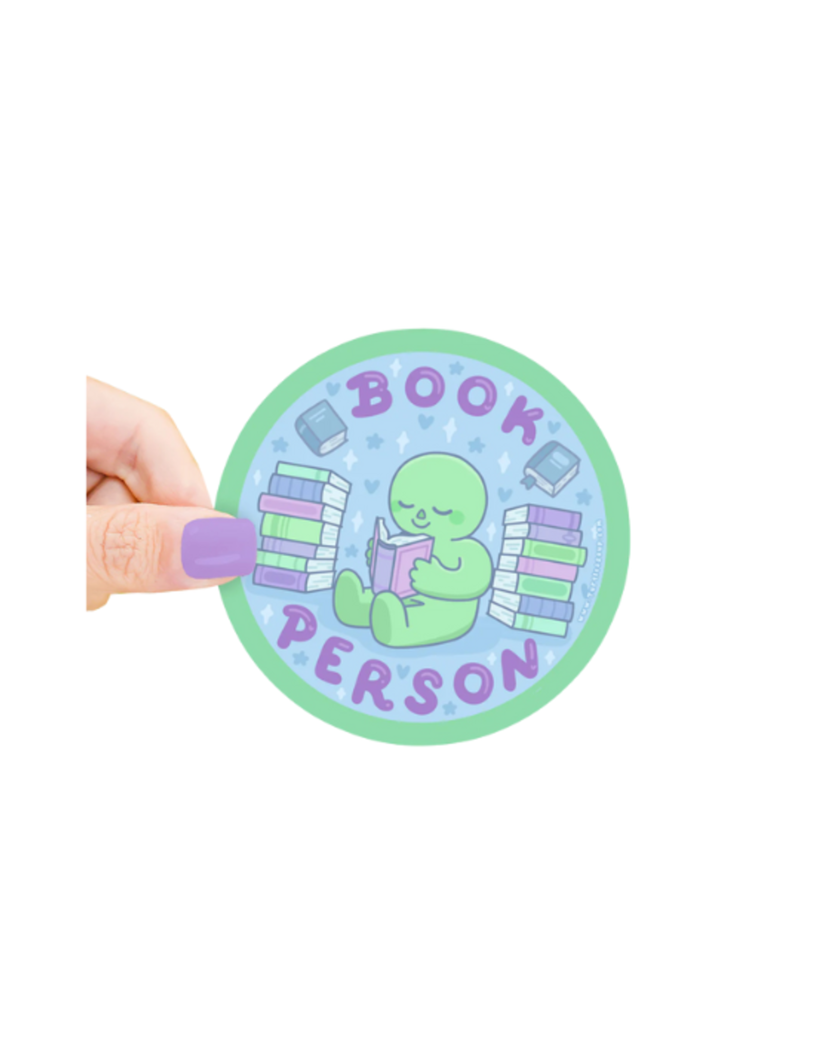 Turtle Soup Turtle's Soup - Book Person Vinyl Sticker