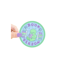 Turtle Soup Book Person Vinyl Sticker