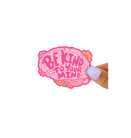 Turtle Soup Be Kind To Your Mind Vinyl Sticker