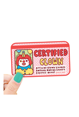 Turtle Soup Turtle's Soup - Certified Clown License Vinyl Sticker