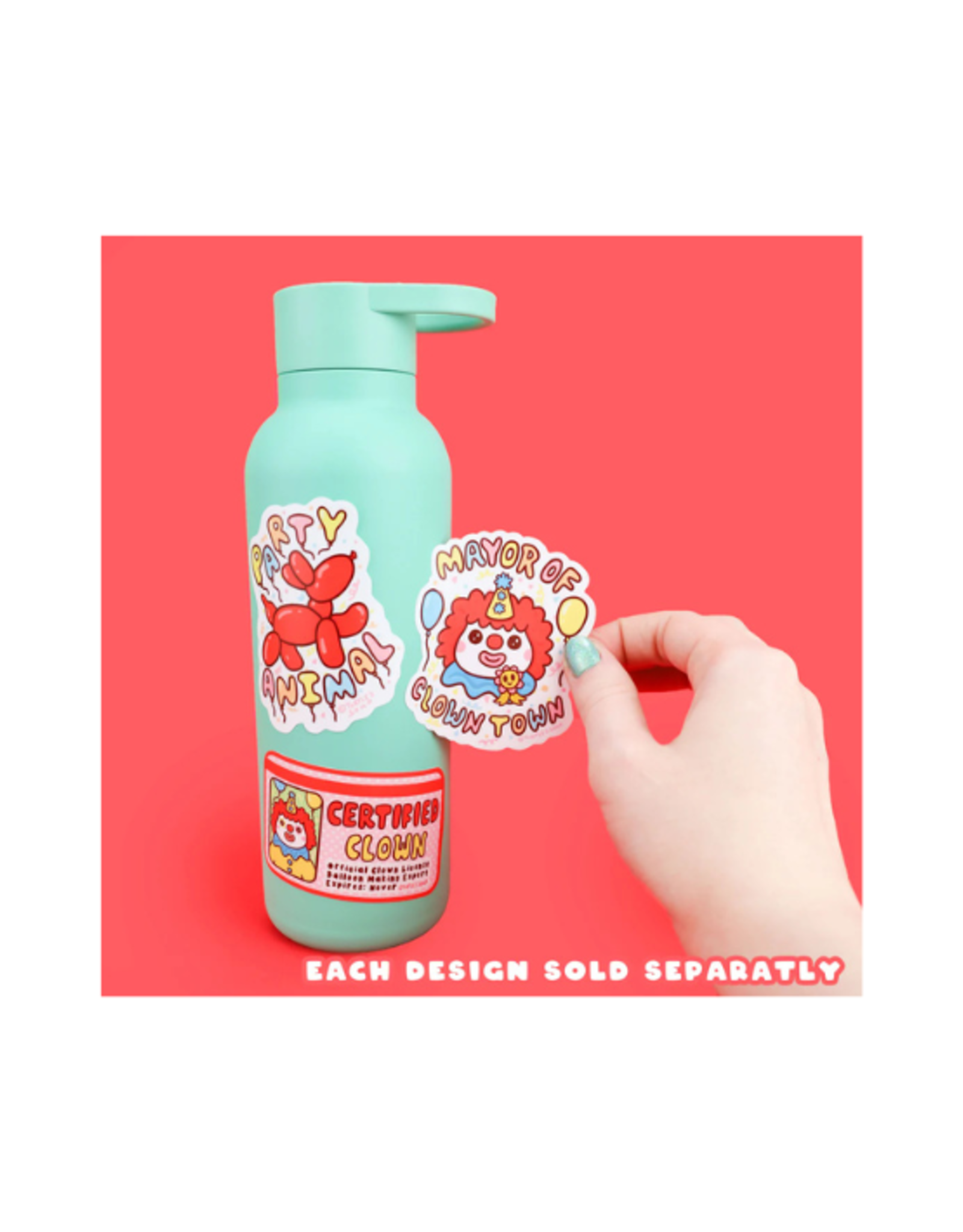 Turtle Soup Turtle's Soup - Certified Clown License Vinyl Sticker