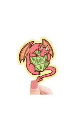 Turtle Soup Turtle's Soup - Dragon D20 Vinyl Sticker