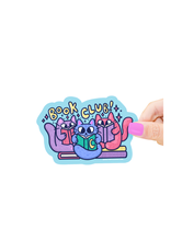 Turtle Soup Turtle's Soup - Kitty Book Club Bookish Vinyl Sticker
