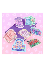 Turtle Soup Turtle's Soup - Kitty Book Club Bookish Vinyl Sticker