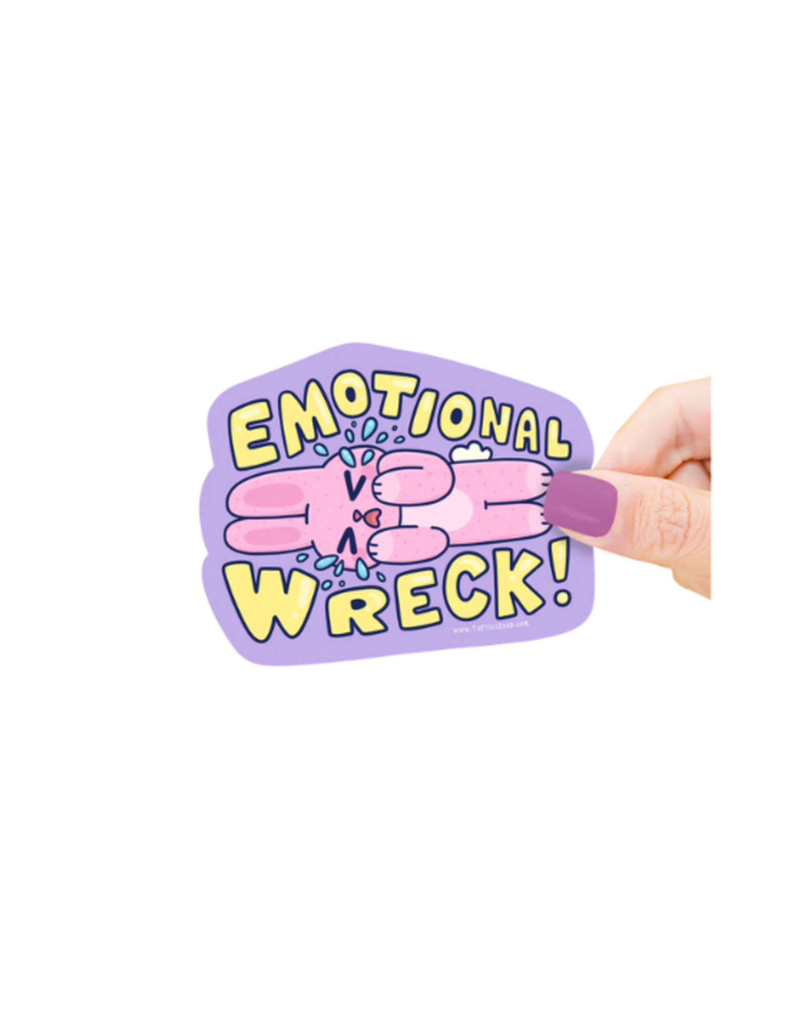 Turtle Soup Turtle's Soup - Emotional Wreck Bunny Vinyl Sticker