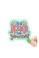 Turtle Soup Turtle's Soup - Be Kind to Yourself Vinyl Sticker