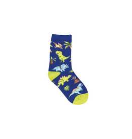 Socksmith Nervous Rex Navy 4-7yrs