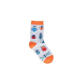 Socksmith Buggin Out Blue Heather 2-4yrs