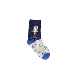 Socksmith To the Moon and Back Navy 2-4yrs