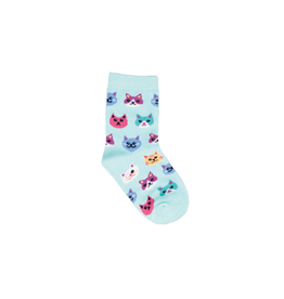 Socksmith The Cat's Meow Blue 4-7yrs