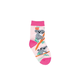 Socksmith Cute Koalas Pink 2-4yrs