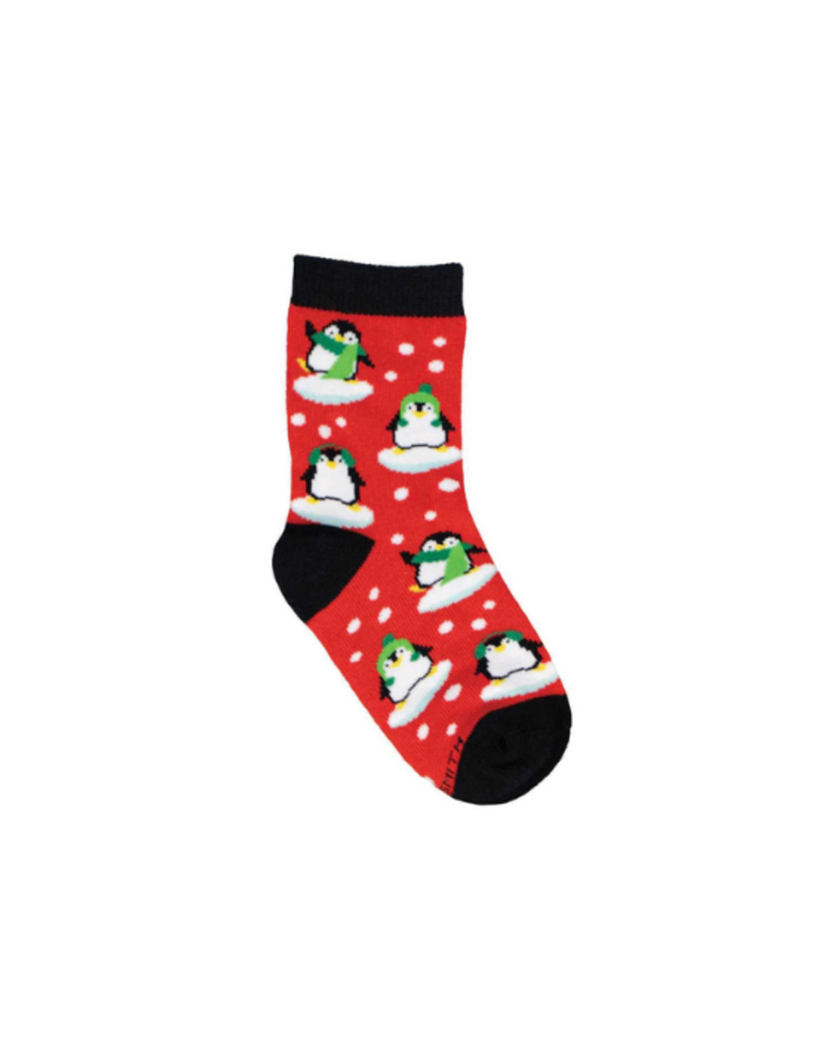 Socksmith Socksmith - Fashionable Penguins Red 2-4yrs
