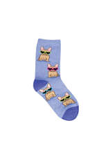 Socksmith Socksmith - Frenchie Fashion Periwinkle 2-4yrs