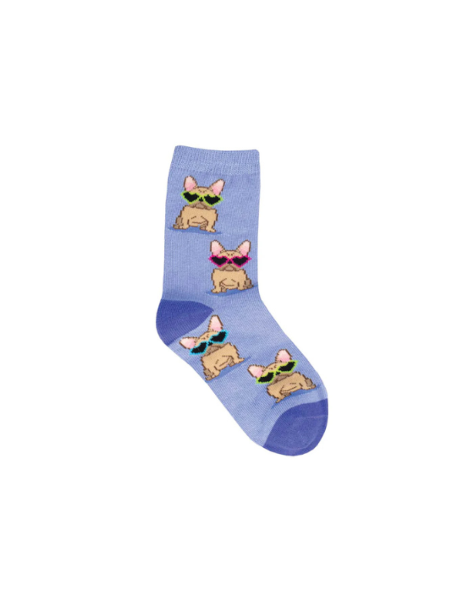 Socksmith Socksmith - Frenchie Fashion Periwinkle 2-4yrs