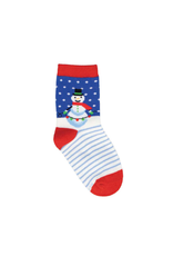 Socksmith Socksmith - Festive Snowman Blue 2-4yrs