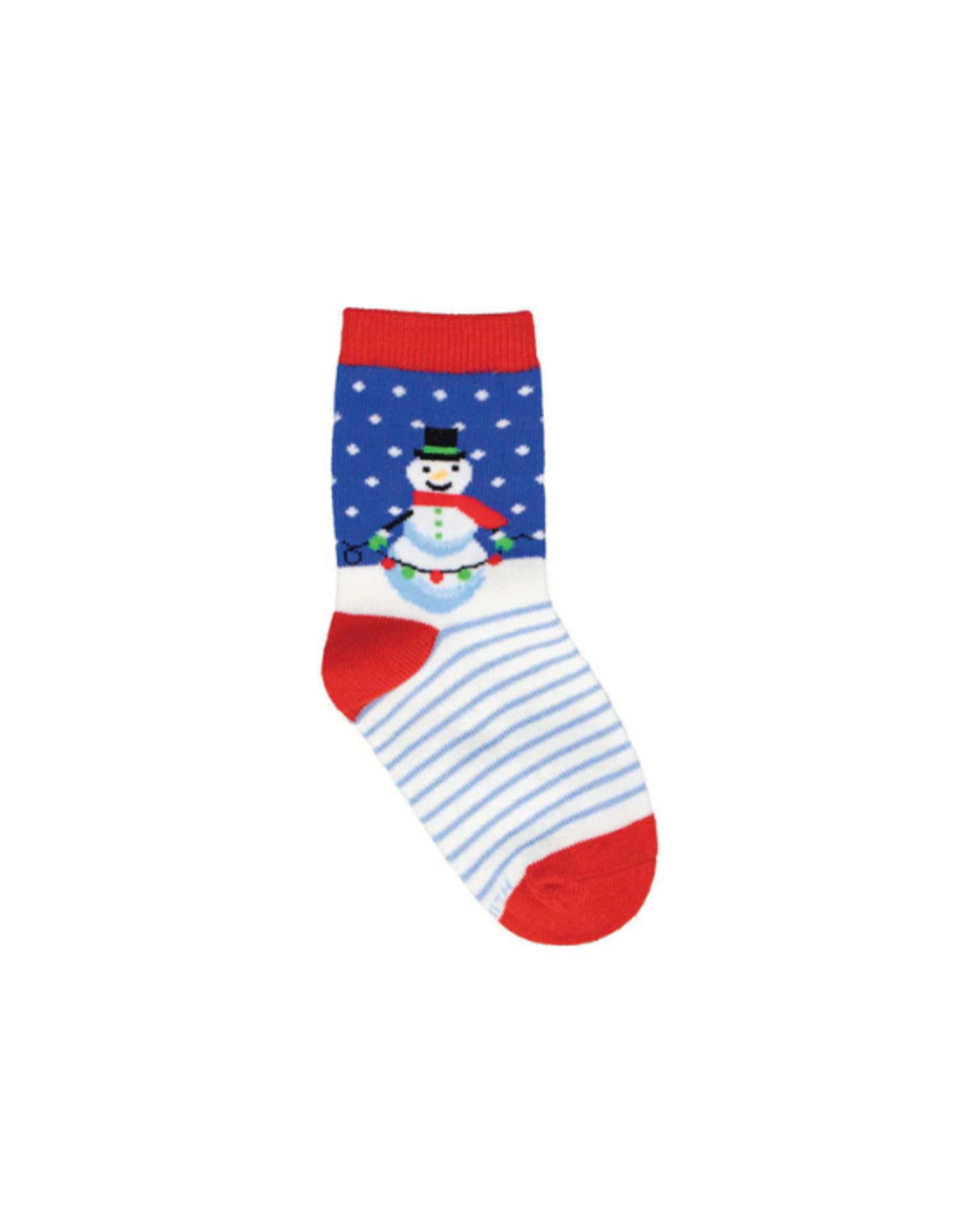 Socksmith Socksmith - Festive Snowman Blue 2-4yrs