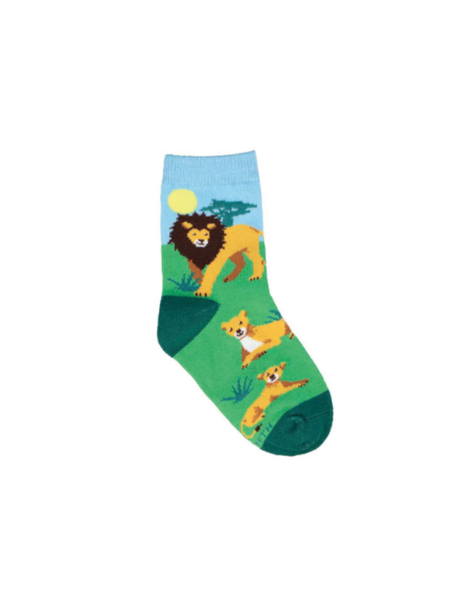 Socksmith Socksmith - Lounging Lions Blue 2-4yrs