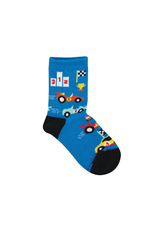 Socksmith Socksmith - Off to the Races Blue 2-4yrs