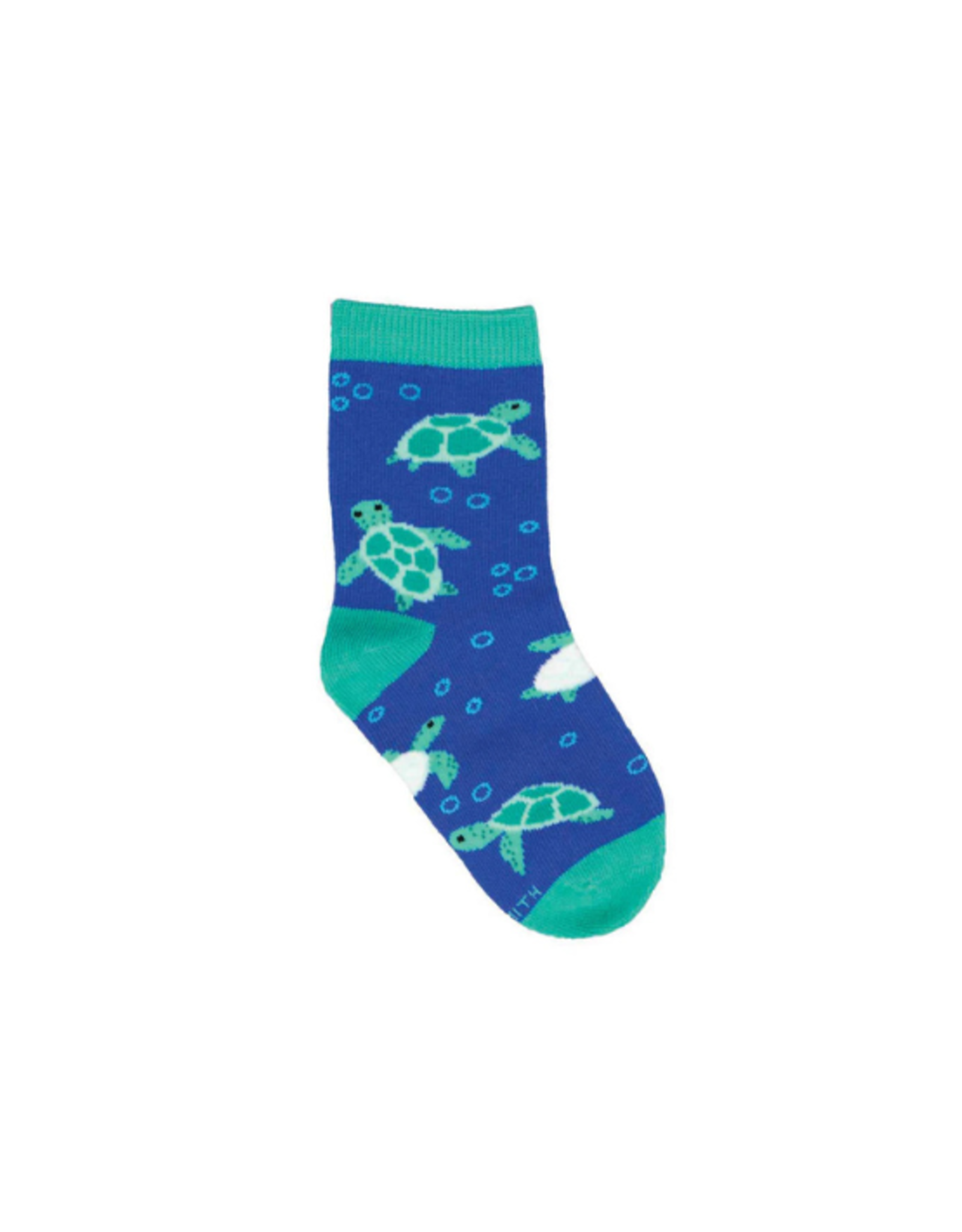 Socksmith Socksmith - Bubbly Turtles Blue 4-7yrs